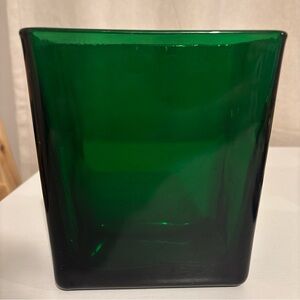 Vintage Napco Emerald Green Glass Vase Planter #1166 Cleveland Ohio MCM